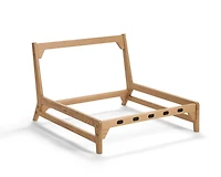 PillowSac Accent Chair Frame: Blonde