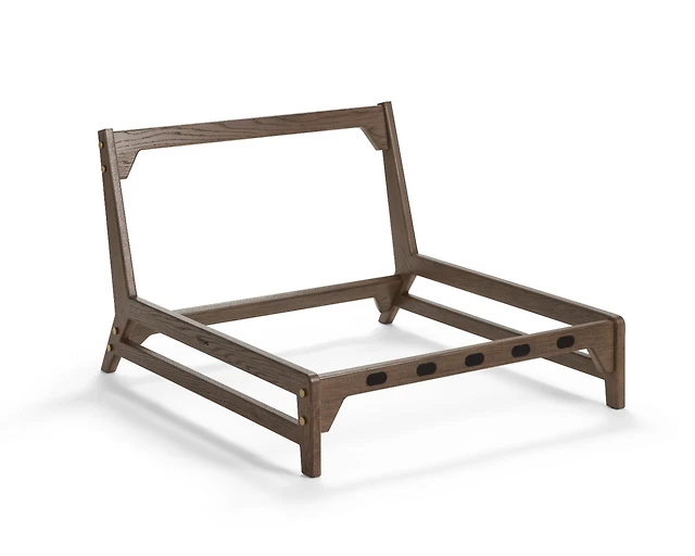 Pillowsac Accent Chair Frame: Brown