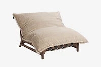 PillowSac Chair: Snow Owl Phur