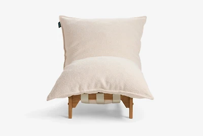 PillowSac Chair Jr. and Squattoman: Cloud Bouclé