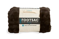 Room for Two Footsac Blanket: Espresso Sculpted Phur