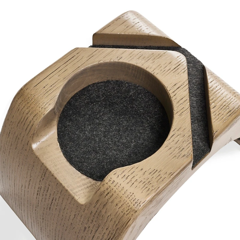 Sactionals Roll Arm Drink Holder: Weathered Grey