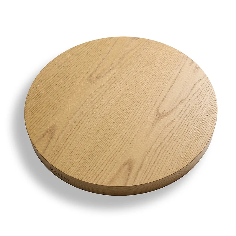 Round Ottoman Tray: Blonde
