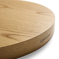 Round Ottoman Tray: Blonde