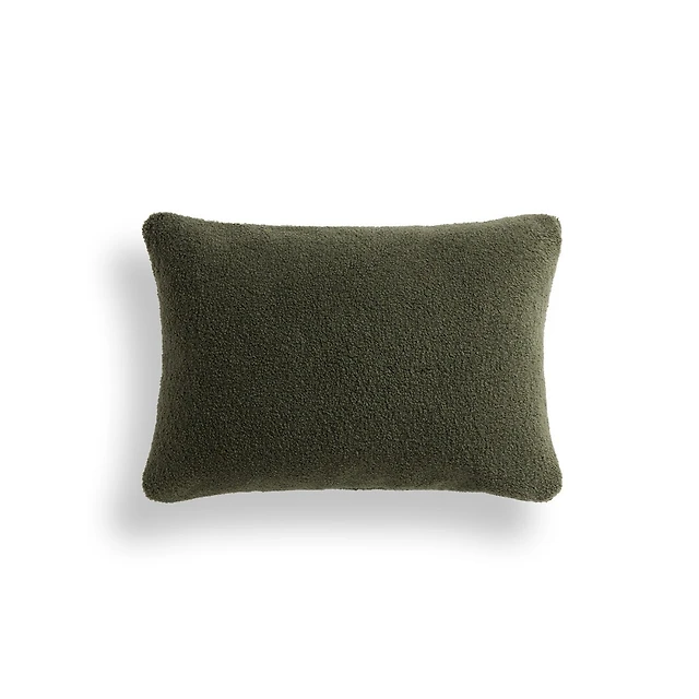 20x14 Throw Pillow Cover: Thyme Sherpa