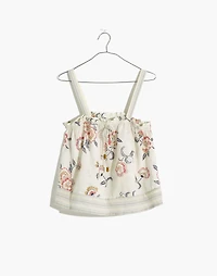 Madewell x Warm Drawstring Tank Top in Honolulu Hibiscus | Madewell
