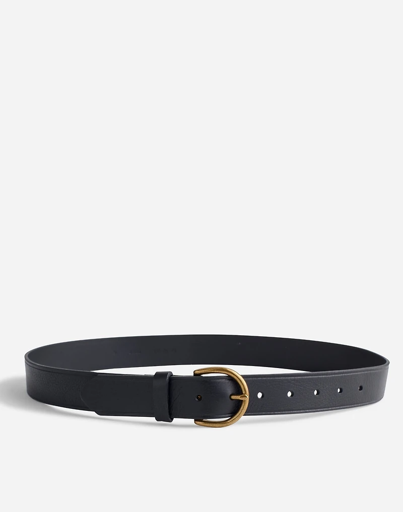 Medium Perfect Leather Belt | Madewell