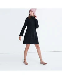 Bell-sleeve Turtleneck Sweater-Dress | Madewell