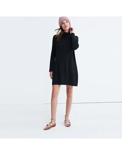 Bell-sleeve Turtleneck Sweater-Dress | Madewell
