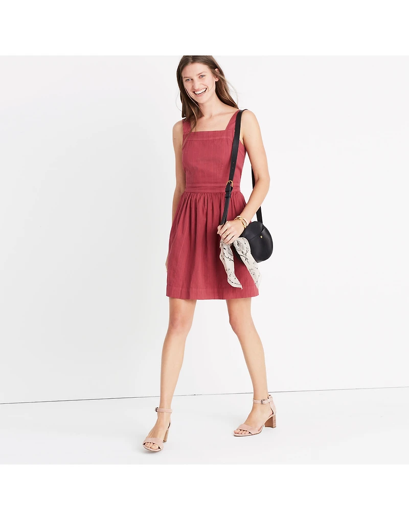 Apron Bow-Back Dress | Madewell