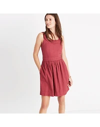 Apron Bow-Back Dress | Madewell