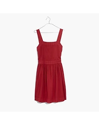 Apron Bow-Back Dress | Madewell