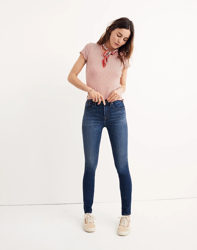 Tall 10" High-Rise Skinny Jeans in Danny Wash: TENCEL™ Denim Edition | Madewell