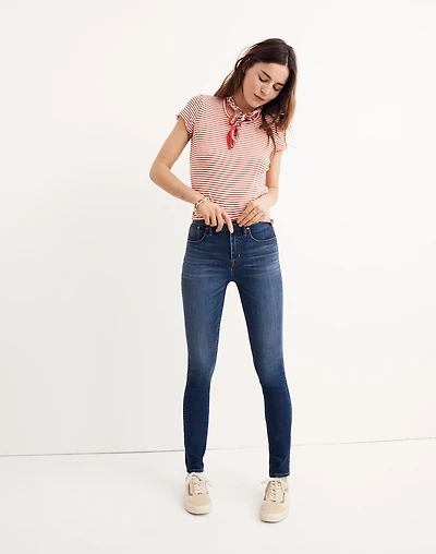 Tall 10" High-Rise Skinny Jeans in Danny Wash: TENCEL™ Denim Edition | Madewell