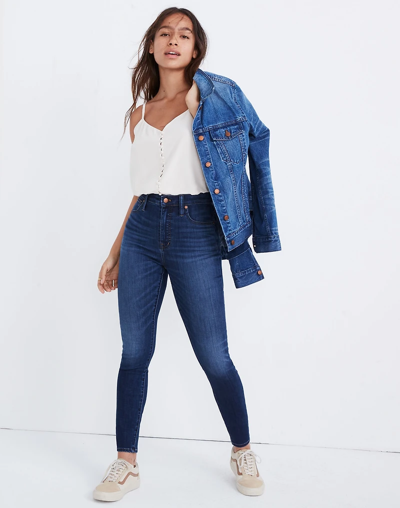 Tall Curvy High-Rise Skinny Jeans in Danny Wash: TENCEL™ Denim Edition | Madewell