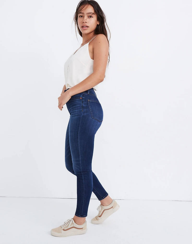 Tall Curvy High-Rise Skinny Jeans in Danny Wash: TENCEL™ Denim Edition | Madewell