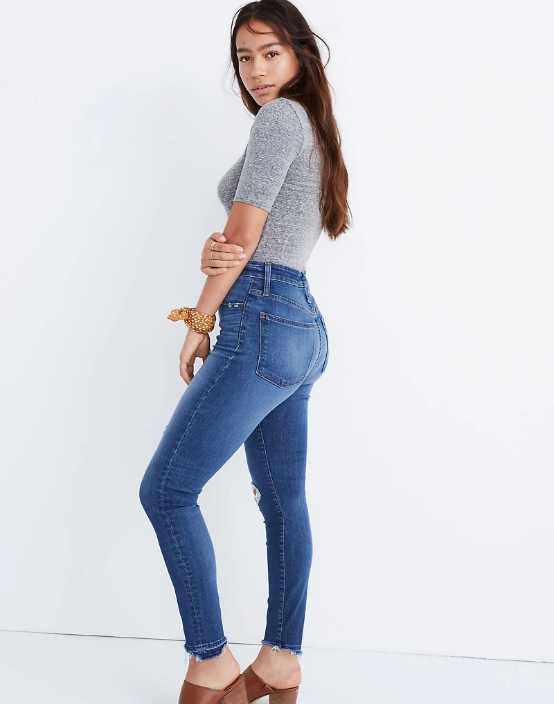 Tall Curvy High-Rise Skinny Jeans: Drop Step-Hem Edition | Madewell