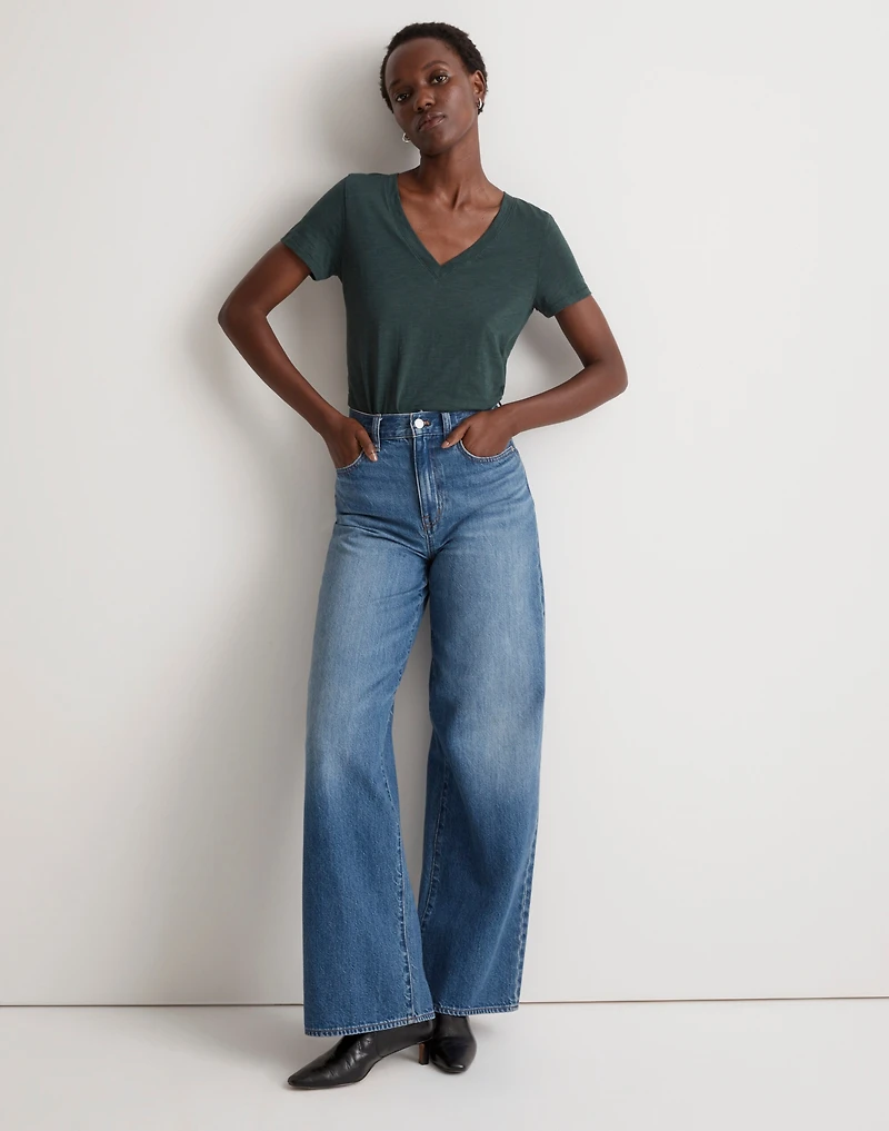 Whisper Cotton V-Neck Tee | Madewell