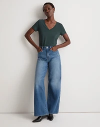 Whisper Cotton V-Neck Tee | Madewell