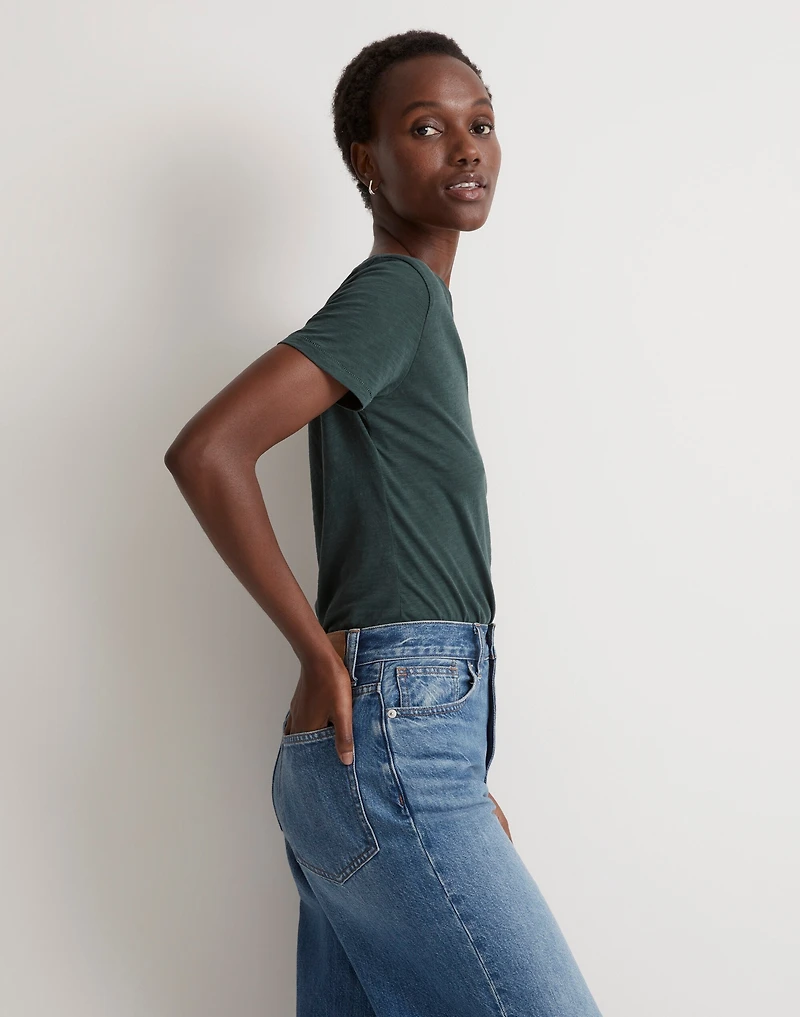 Whisper Cotton V-Neck Tee | Madewell