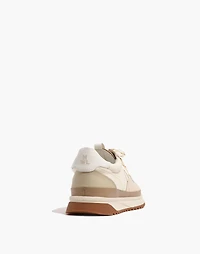 Kickoff Trainer Sneakers Neutral Colorblock Leather | Madewell