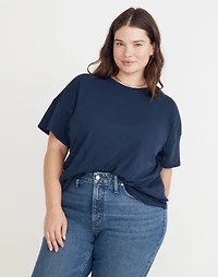 Plus Whisper Cotton Crew Neck Tee | Madewell