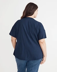 Plus Whisper Cotton Crew Neck Tee | Madewell