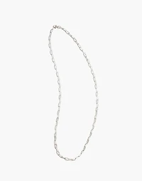 Maslo Jewelry Drawn Cable Chain Necklace Sterling Silver | Madewell