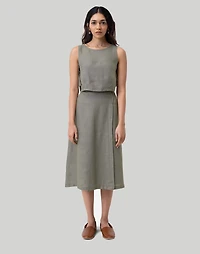 Reistor Overlap Midi Skirt | Madewell