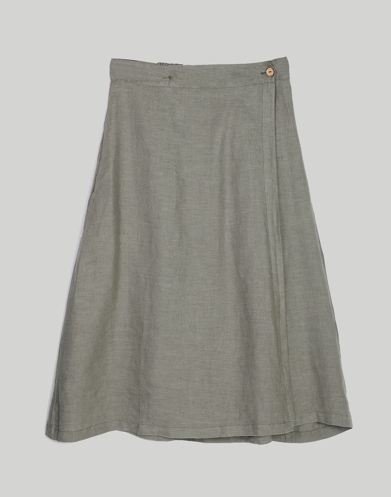 Reistor Overlap Midi Skirt | Madewell