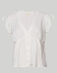 Reistor Deep V-Neck Top | Madewell