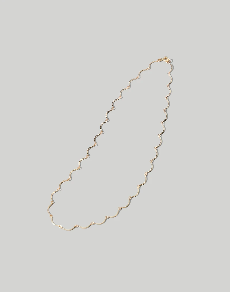 Maslo Jewelry Scallop Necklace | Madewell