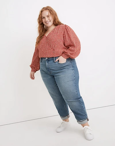 The Plus High-Rise Slim Boyjean Neal Wash: TENCEL™ Denim Edition | Madewell