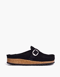 Birkenstock® Suede Buckley Clogs Shearling | Madewell