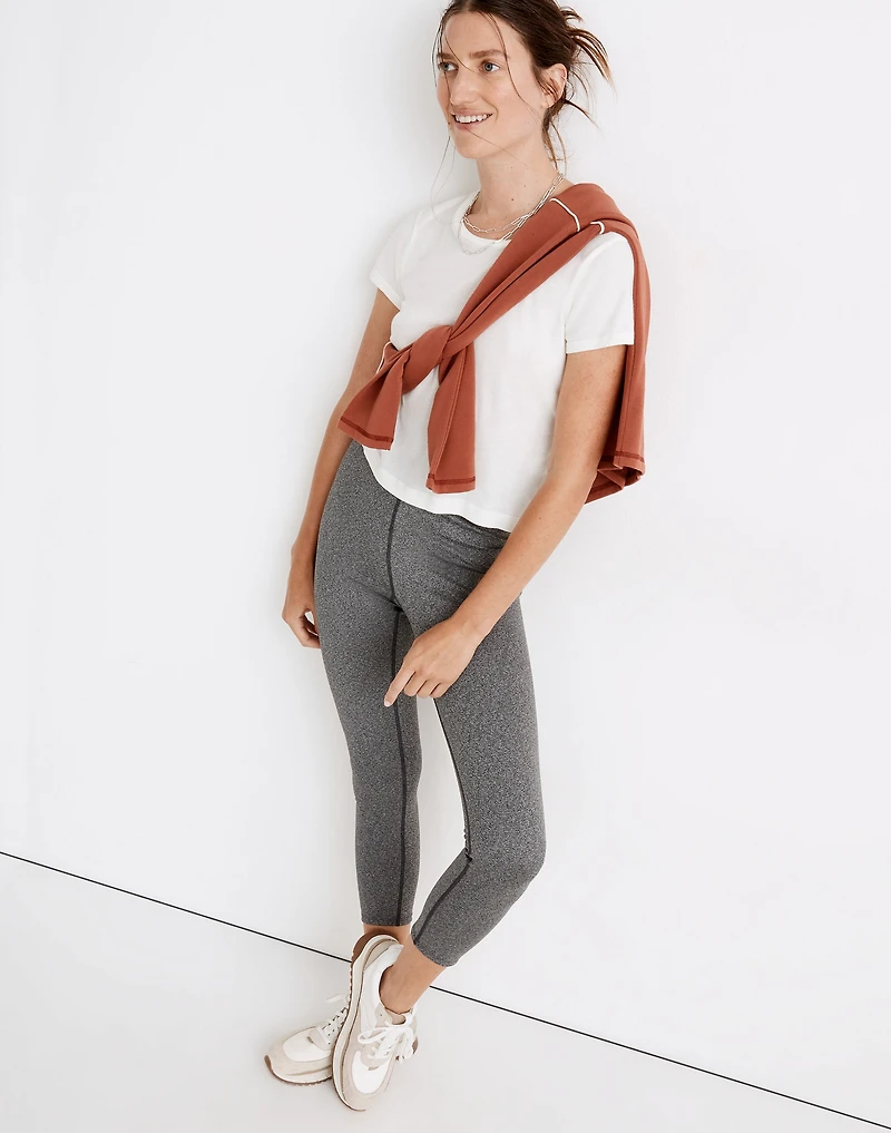 MWL Form High-Rise 25" Leggings Heathered Charcoal | Madewell