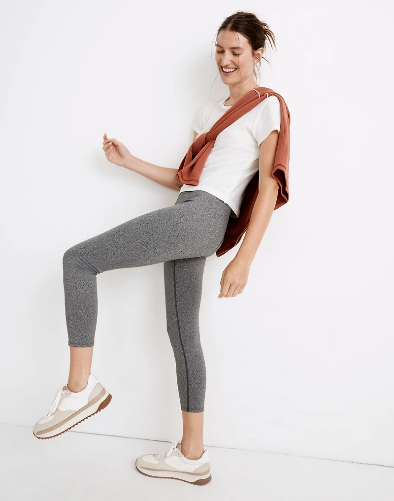 MWL Form High-Rise 25" Leggings Heathered Charcoal | Madewell