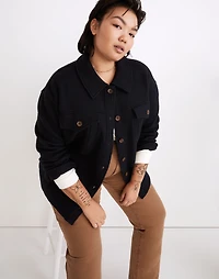 Plus Boiled Wool Bridgman Sweater-Jacket | Madewell