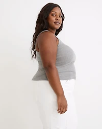 Plus Heathered Rib Tank Top | Madewell