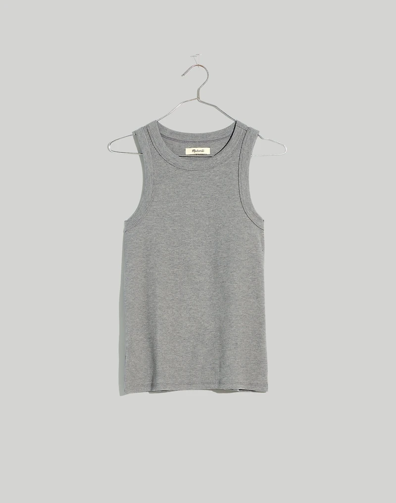 Plus Heathered Rib Tank Top | Madewell