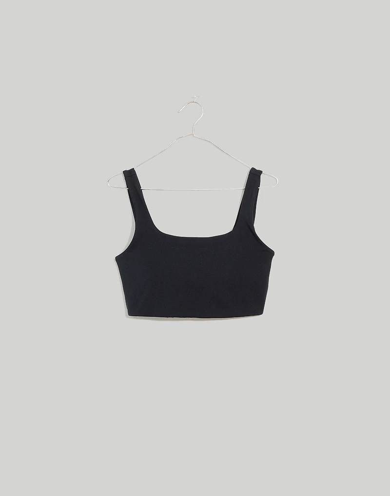 Plus MWL Flex Square-Neck Sports Bra | Madewell