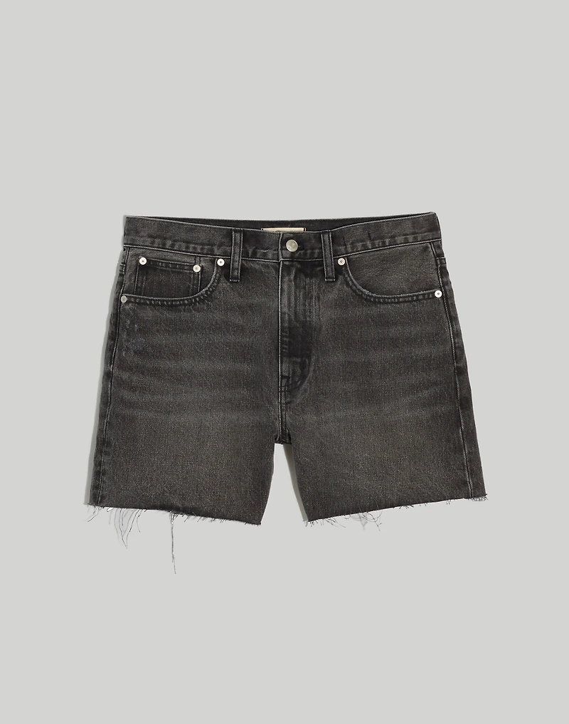 Relaxed Mid-Length Denim Shorts | Madewell