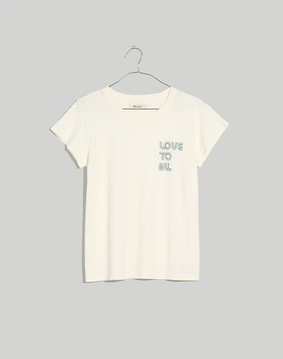 Love to All Pride Softfade Cotton Perfect Vintage Tee | Madewell