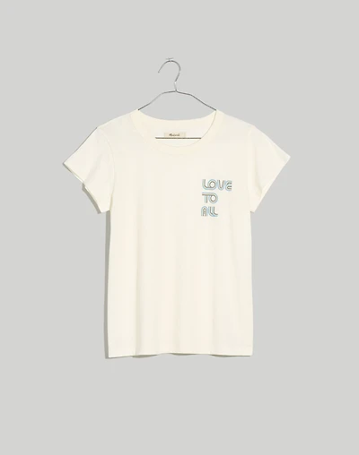Love to All Pride Softfade Cotton Perfect Vintage Tee | Madewell