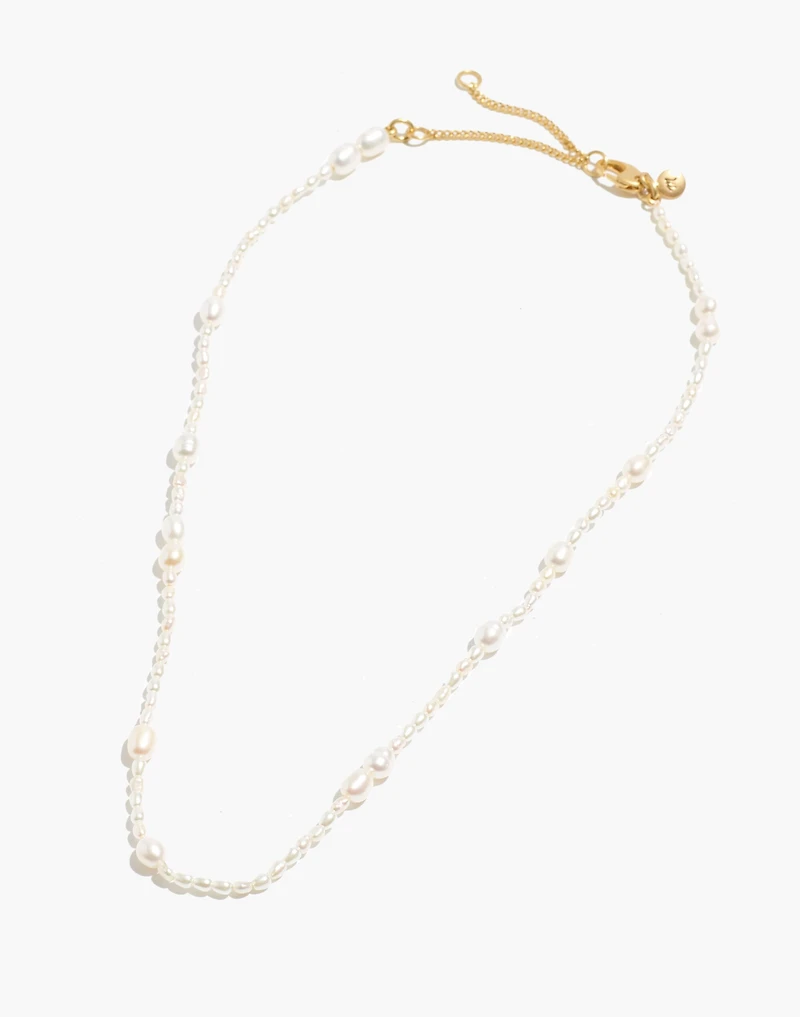 Mixed Pearl Beaded Choker Necklace | Madewell