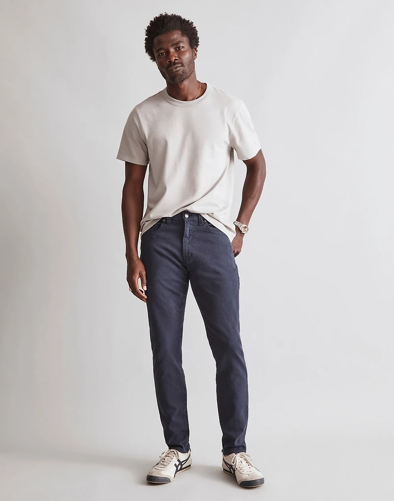 Garment-Dyed Athletic Slim Jeans | Madewell