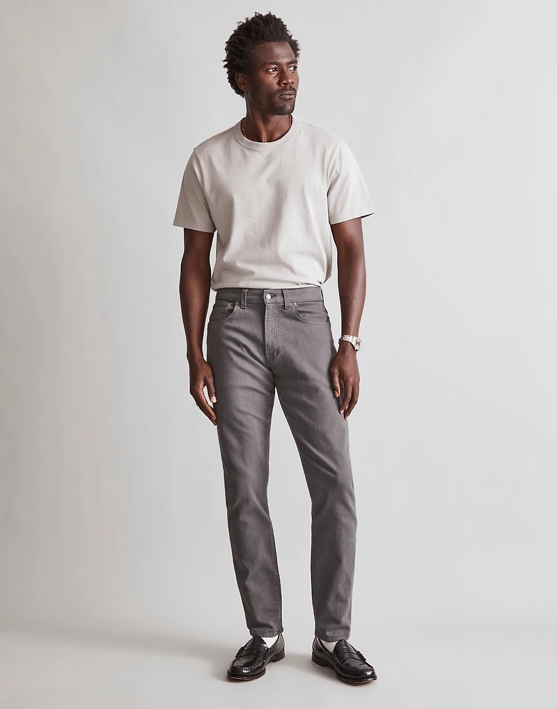 Garment-Dyed Athletic Slim Jeans | Madewell