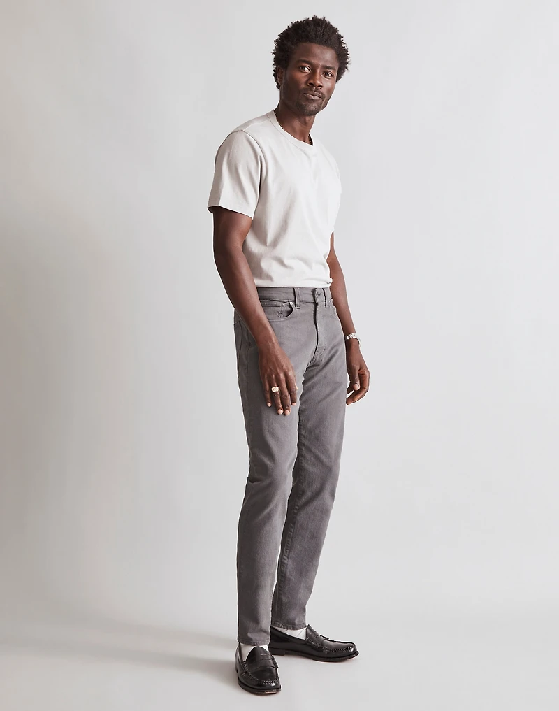 Garment-Dyed Athletic Slim Jeans | Madewell