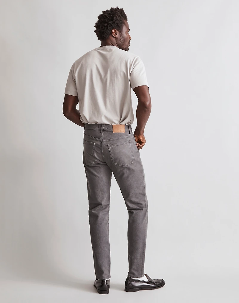 Garment-Dyed Athletic Slim Jeans | Madewell