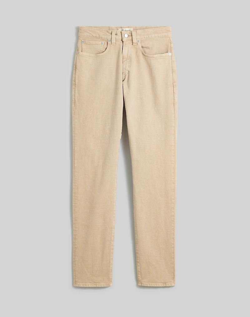 Garment-Dyed Athletic Slim Jeans | Madewell