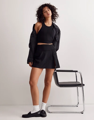 Variegated Rib Crop Tank | Madewell